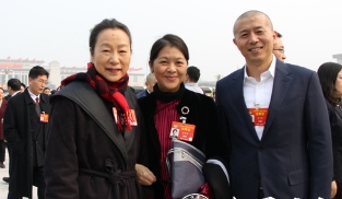 全國政協委員奚美娟、遲子建、畢飛宇