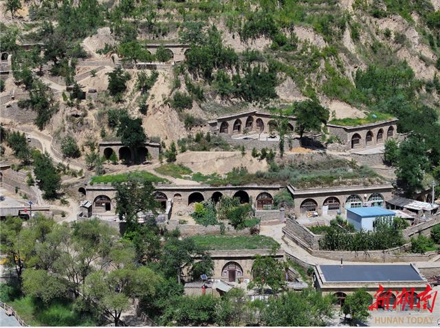 清澗縣石嘴驛鎮王家堡村一隅。