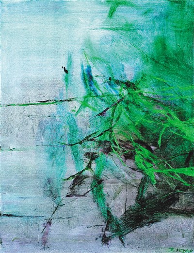 18.03.2008（油畫） 　　趙無極作 攝影：Dennis Bouchard