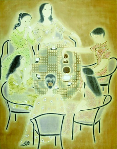 茶香（中國畫） 王嵐