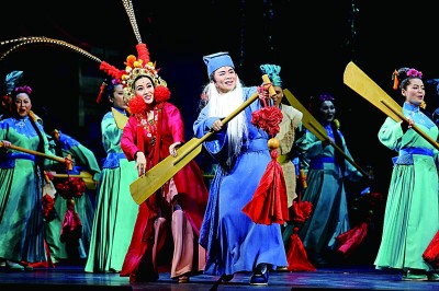 《運(yùn)河謠》作為國家大劇院的首部原創(chuàng)民族歌劇，集中體現(xiàn)出文學(xué)性與音樂性的有機(jī)融合。資料圖片