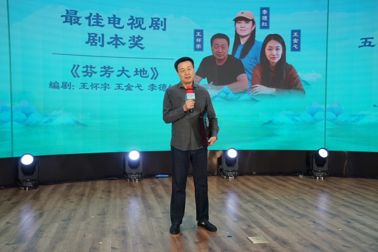 最佳電視劇劇本獲獎?wù)叽硗鯌延畎l(fā)表獲獎感言