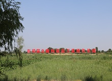 內蒙古新華林場2024年7月15日，中國作家“深入生活、扎根人民”新時代文學實踐點在巴彥淖爾市臨河區國營新華林場授牌。[詳細]