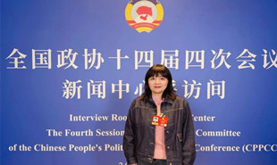 全國政協委員、中國視協副主席、編劇王麗萍