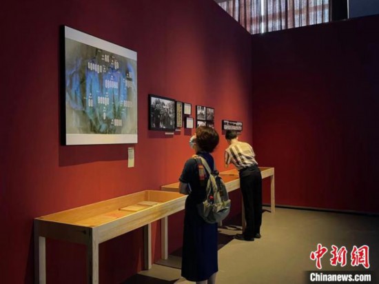 展覽現場。　童笑雨 攝